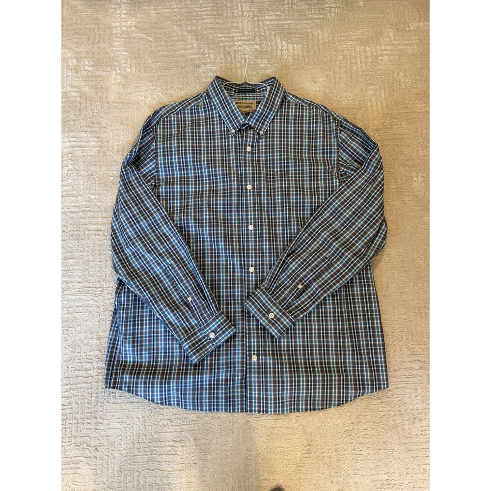 Duluth Trading Men's Wrinkle Fighter Plaid Button Down Shirt